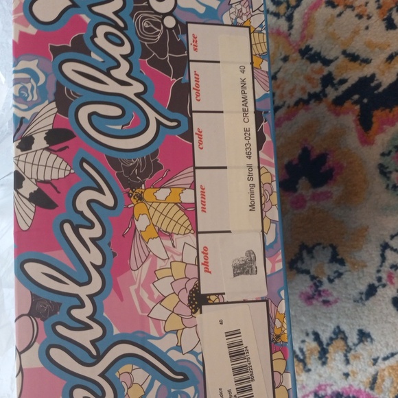 New MORNING STROLL IRREGULAR CHOICE Velvet pink/cream Boots, Size 40 (US 9-9.5) - Picture 7 of 7